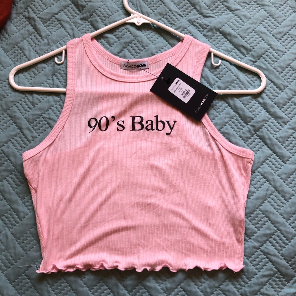 Fashion Nova- 90s baby top